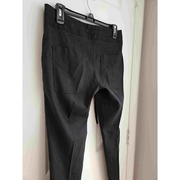 Theory Linen-Blend Jogger Pants 2 - Picture 6 of 9